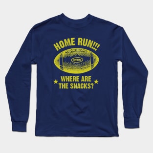 Home Run Football Long Sleeve T-Shirt